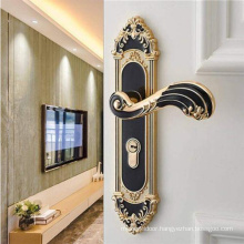 Custom style Luxury Interior door lock lever handle privacy lock